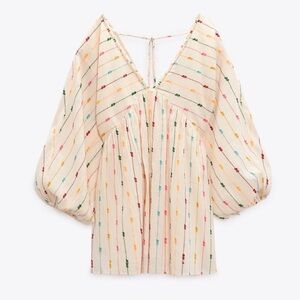 Zara Multicolor Romper Sz M